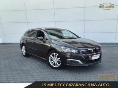 Peugeot 508 1,6HDI Executive Kamer Serwis Oryginał 196Tkm! Piękny Gwarancja 15mieś