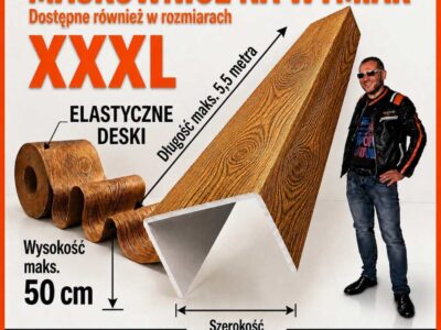 Belki rustykalne na wymiar - styl drewna bez ciężaru drewna!
