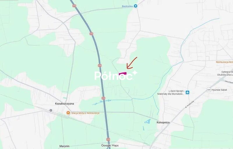 Działka + pozw. na dom Tytan | Konopnica | 2800 m2 - KONOPNICA, LUBELSKIE na SPRZEDAŻ baza nieruchomości