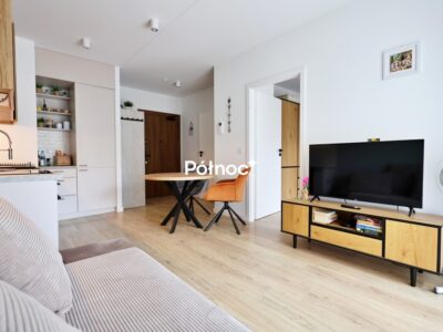 Nowoczesne 2-pokojowe mieszkanie z dużym balkonem.